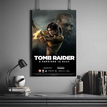 TOMB RAIDER LARA CROFT POSTER | TOMB RAIDER POSTER #3 | GAME POSTER