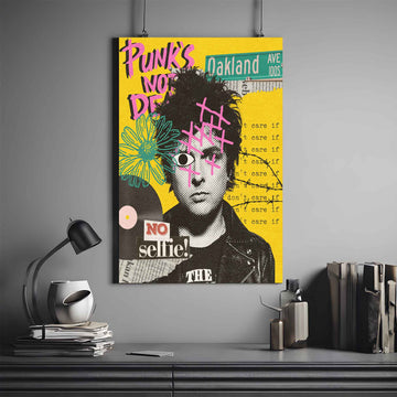 PUNK'S NOT DEAD POSTER | GREEN DAY POSTER #2 | MUSIC POSTER