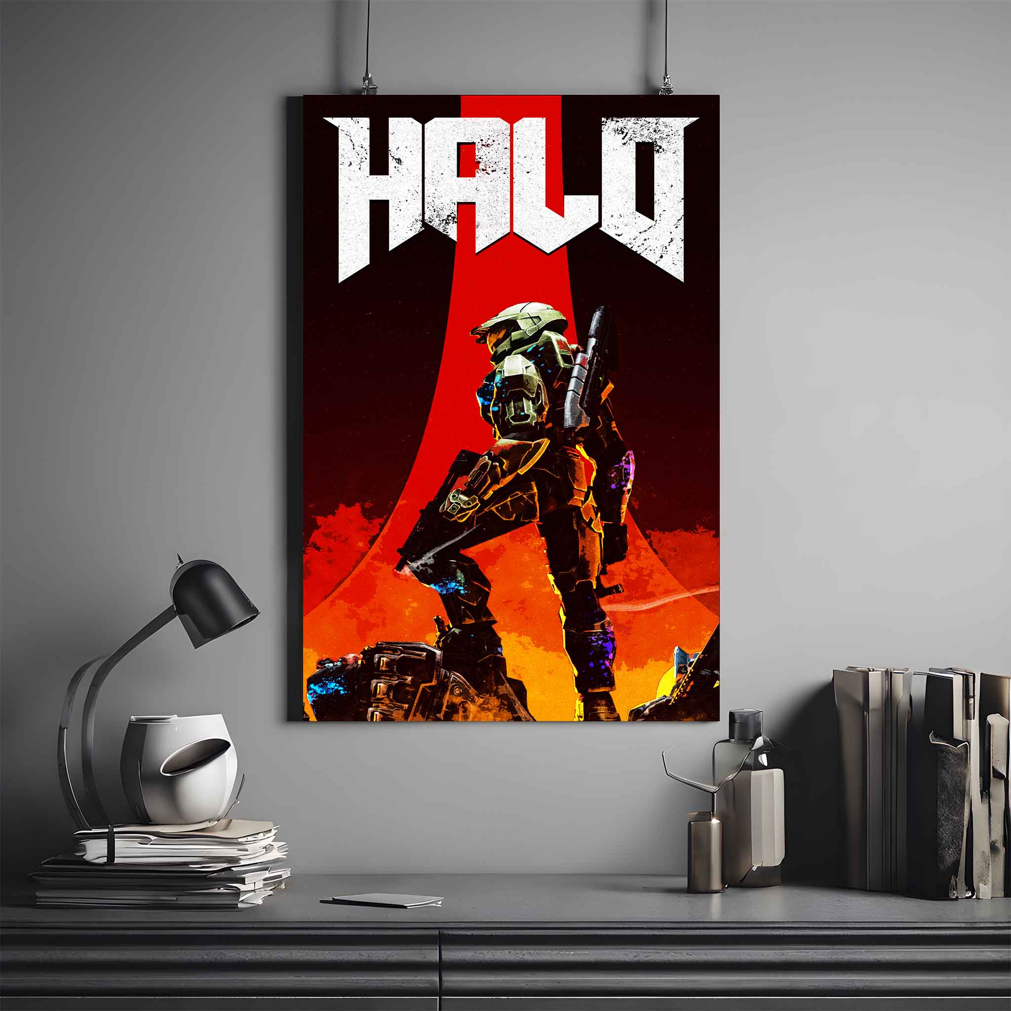 HALO 2 AWAKENING THE NIGHTMARE POSTER | HALO POSTER #3 | GAME POSTER