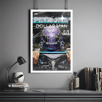 Lewis Hamilton Poster | Formula 1 #06 | Motorsport Poster