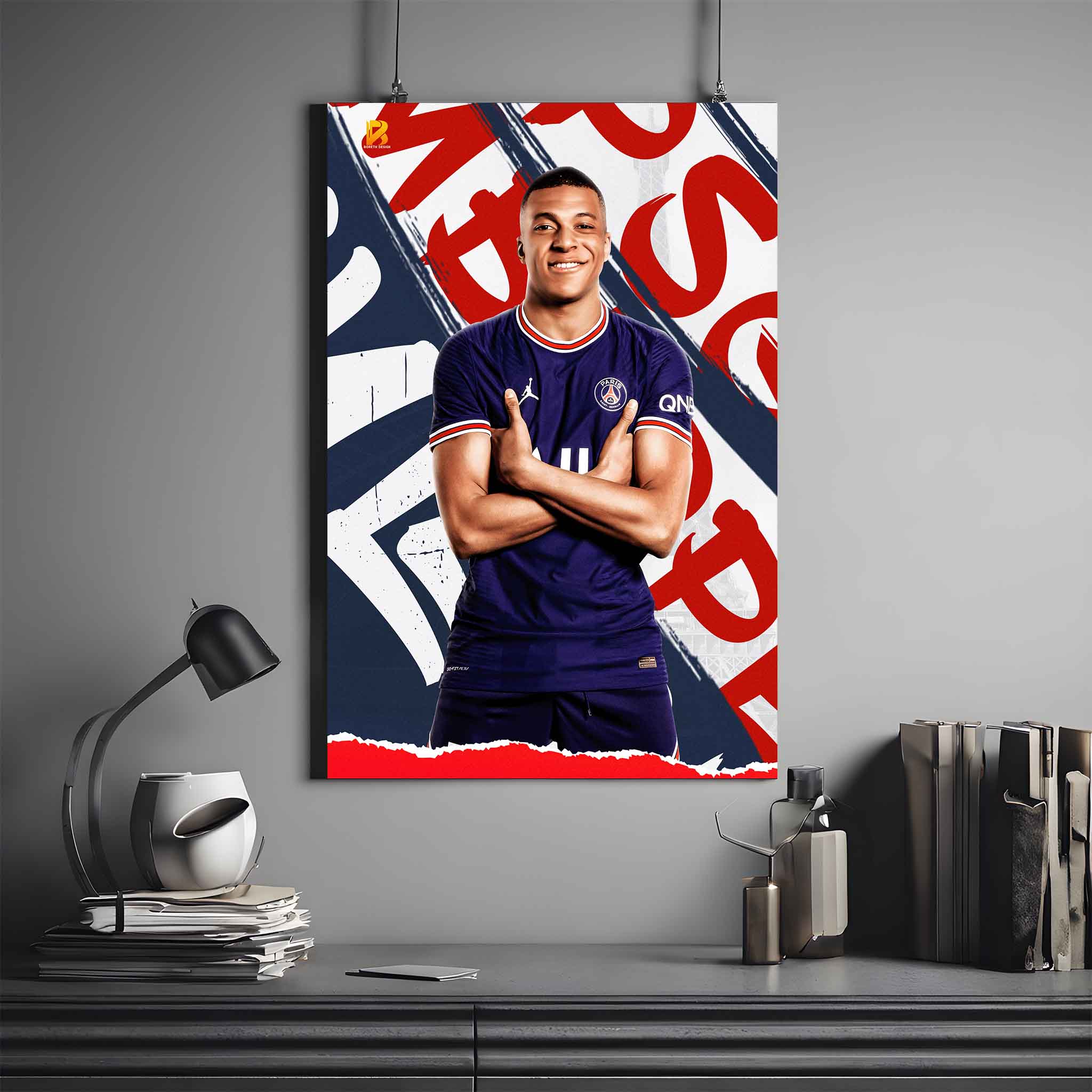 KYLIAN MBAPPÉ X PSG | MBAPPÉ POSTER #2 | FOOTBALL POSTER