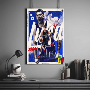 LUKA DONČIĆ POSTER X LD | NBA POSTER #45 | BASKETBALL POSTER