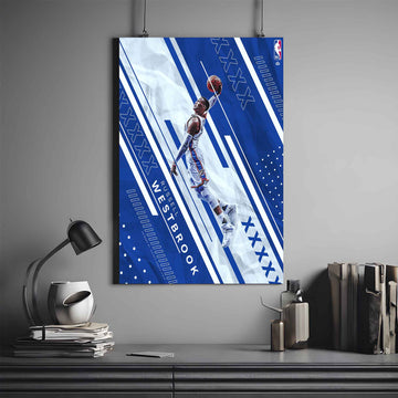 RUSSELL WESTBROOK POSTER X NBA | NBA POSTER #57 | BASKETBALL POSTER