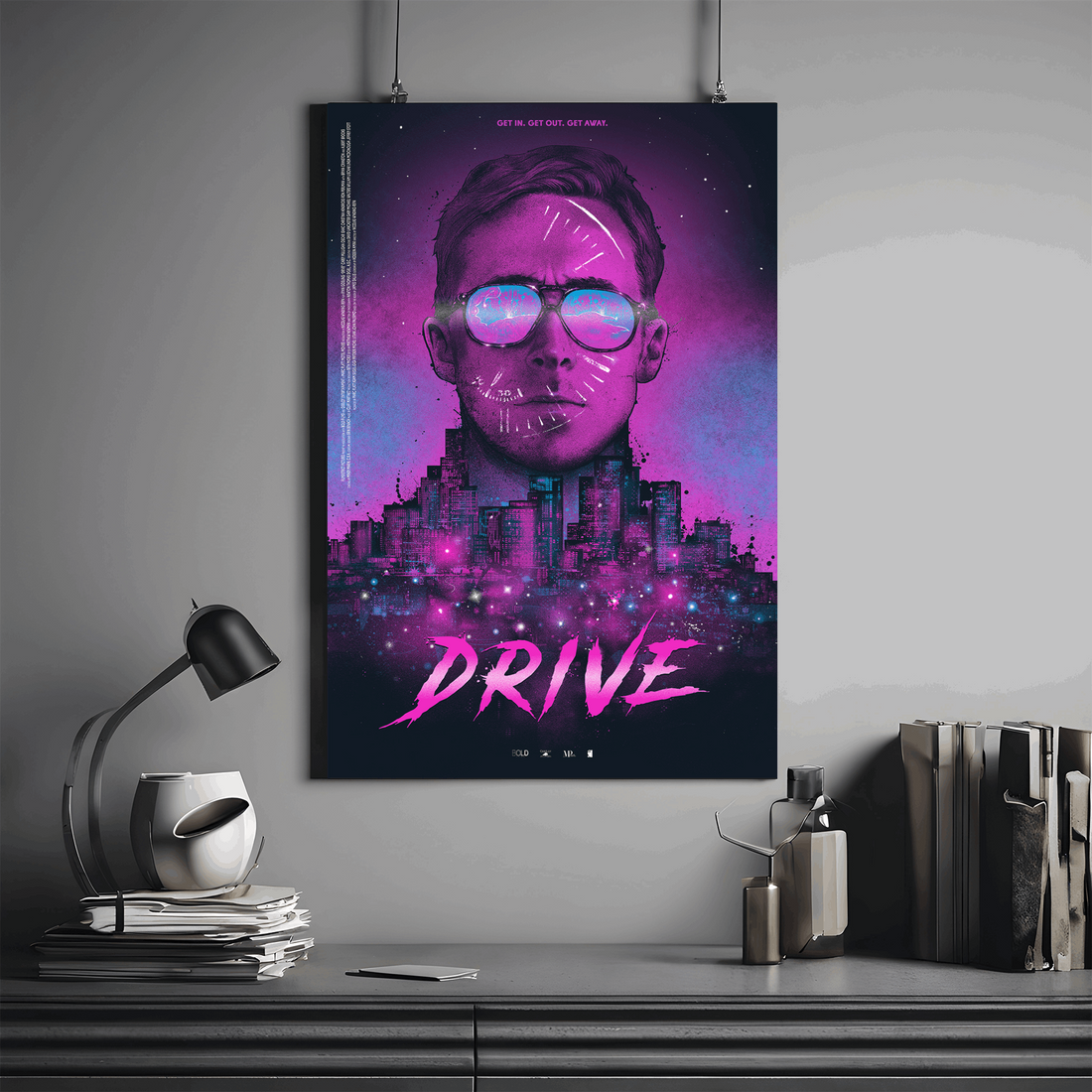 Drive Movie Poster - Premium Wall Art with Free Shipping & Cash on Delivery | Movie Poster | Neon Aesthetic Movie Posters