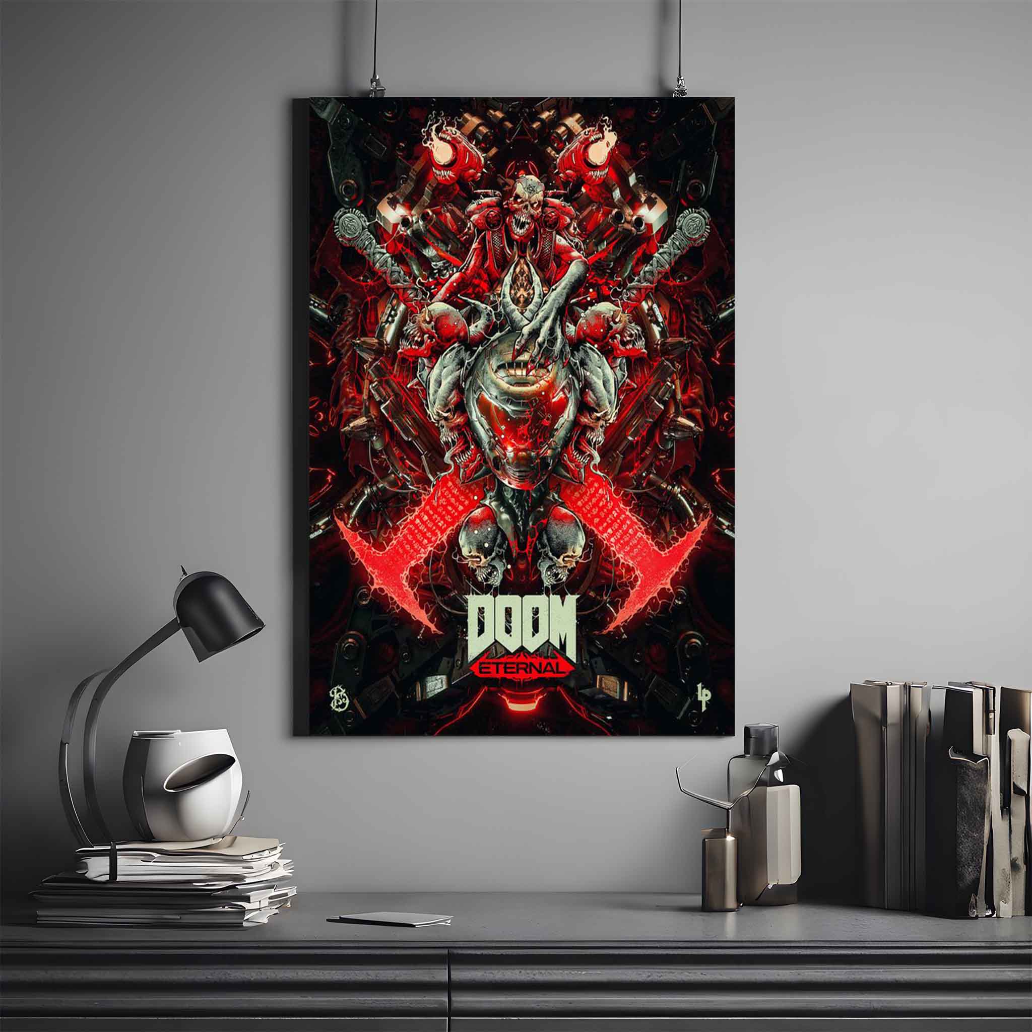 DOOM ETERNAL POSTER | DOOM POSTER #1 | GAME POSTER