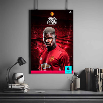 PAUL POGBA X RE UNITED | POGBA POSTER #5 | FOOTBALL POSTER