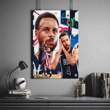 STEPHEN CURRY POSTER X USA | NBA POSTER #20 | BASKETBALL POSTER