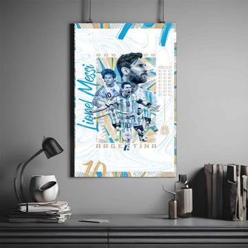 MESSI POSTER X MESSI 10 | LIONEL MESSI POSTER #02 | FOOTBALL POSTER