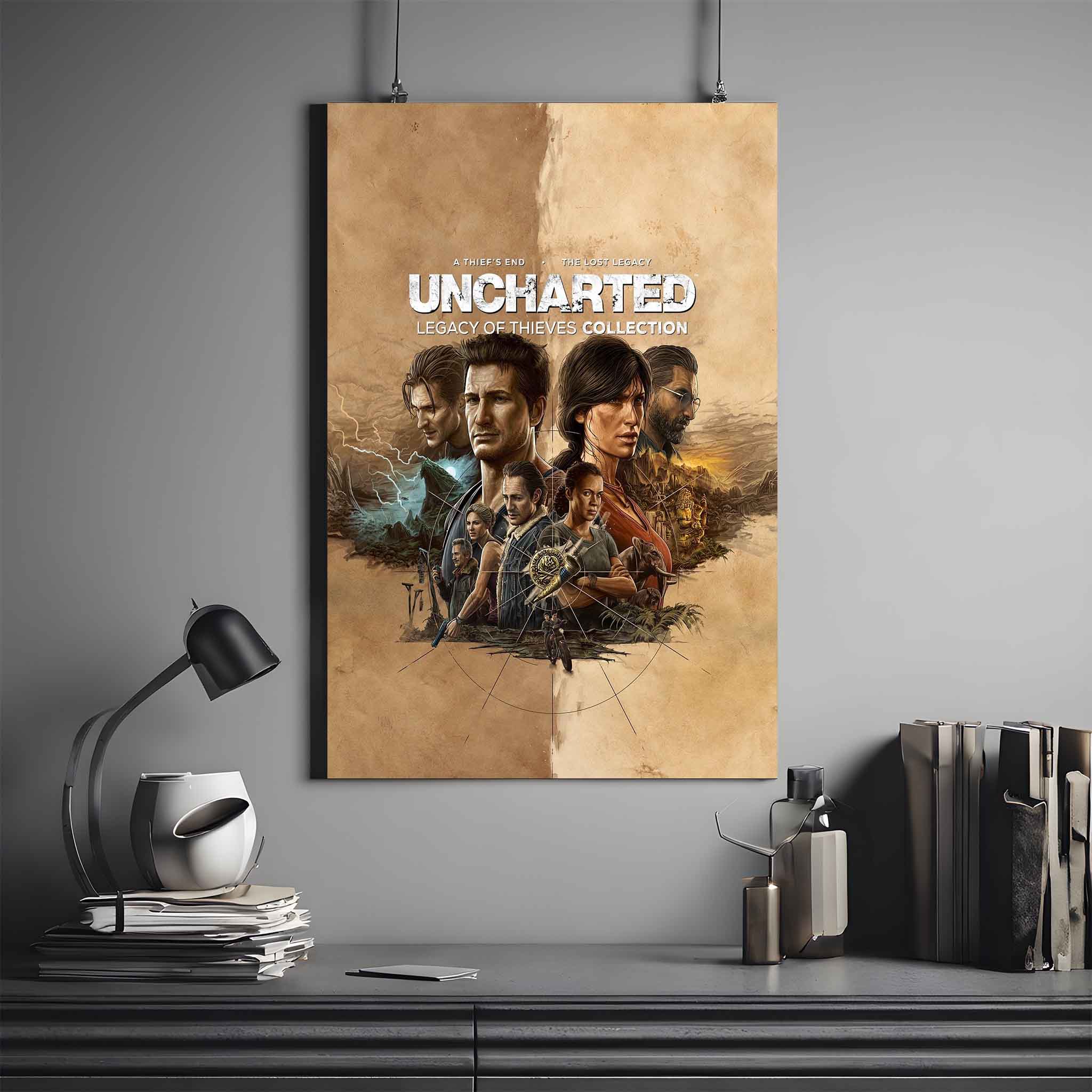 UNCHARTED THE LOST LEGACY POSTER | UNCHARTED POSTER #4 | GAME POSTER