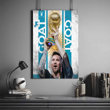 MESSI POSTER X GOAT | LIONEL MESSI POSTER #05 | FOOTBALL POSTER