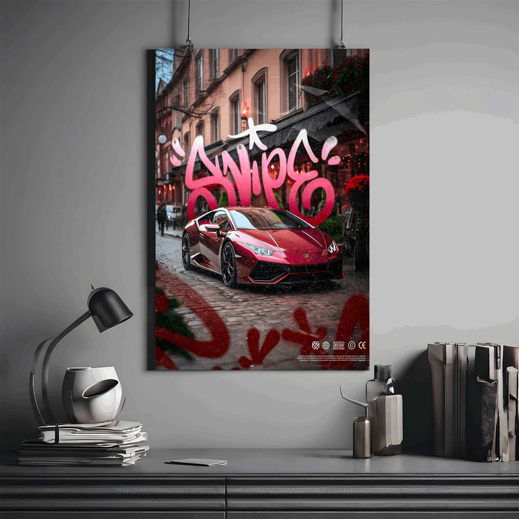 Exotic Lamborghini Huracan Poster - Premium Wall Art with Free Shipping & Cash on Delivery | Supercar Poster Collection