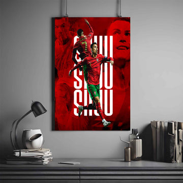 RONALDO POSTER X SIIUU | CRISTIANO RONALDO POSTER #3 | FOOTBALL POSTER