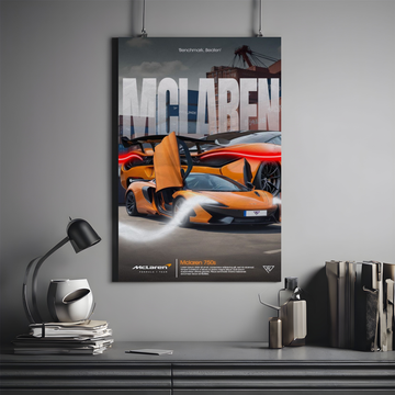 McLaren 750s Poster | Supercar #06 | Car Poster