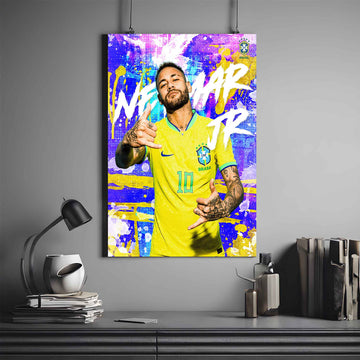 NEYMAR JR X BRAZIL | NEYMAR POSTER #3 | FOOTBALL POSTER