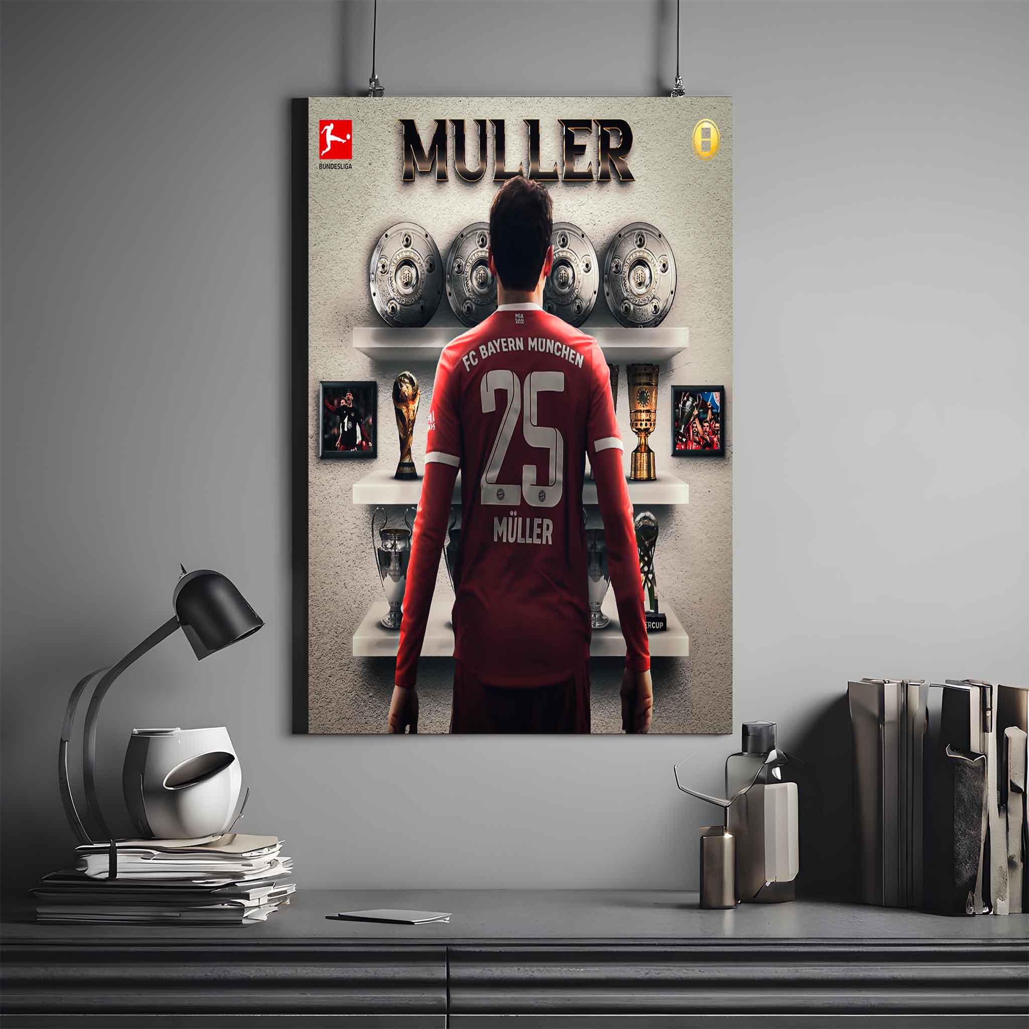 THOMAS MÜLLER X BAYERN | MÜLLER POSTER #1 | FOOTBALL POSTER