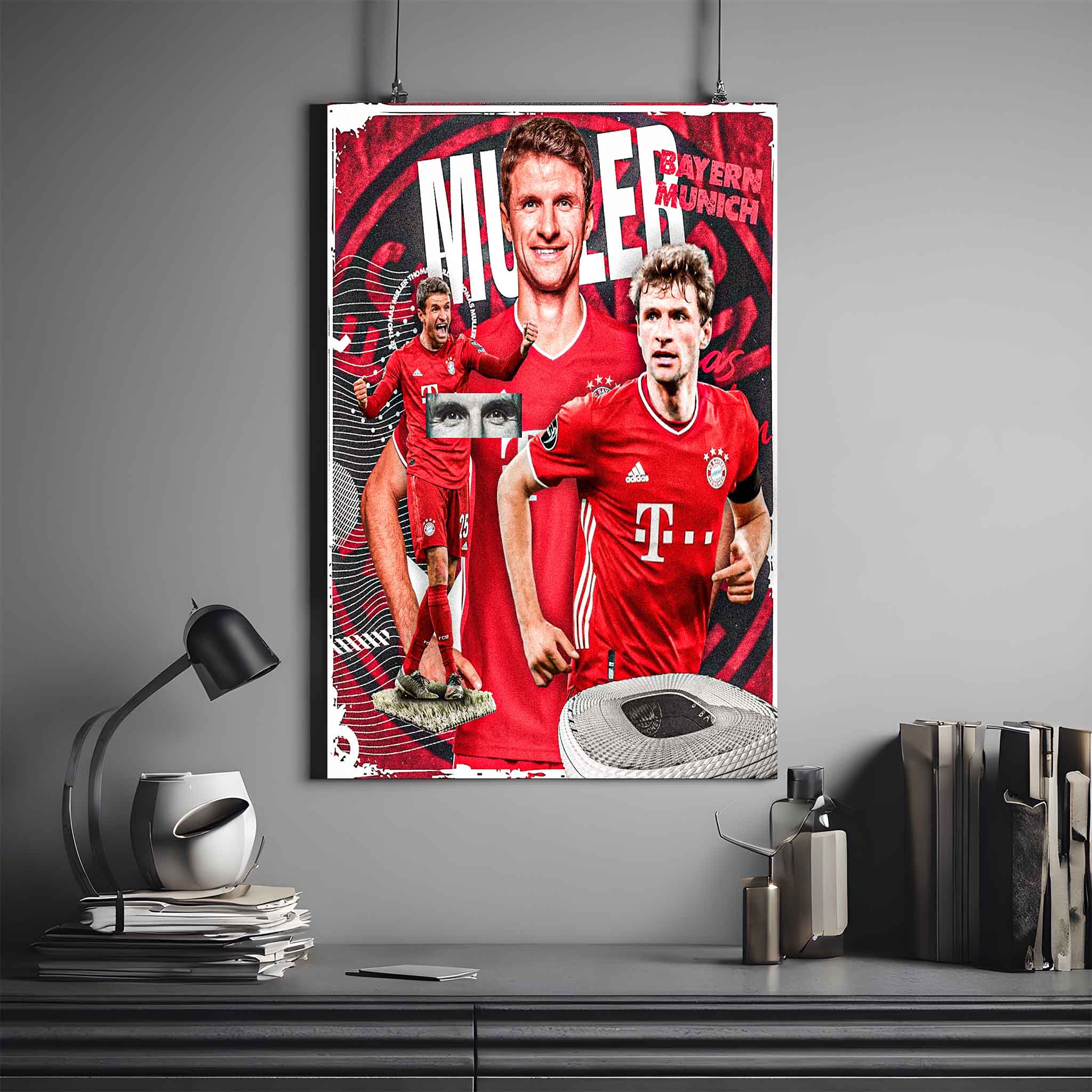 THOMAS MÜLLER X CELEBRATION | MÜLLER POSTER #2 | FOOTBALL POSTER