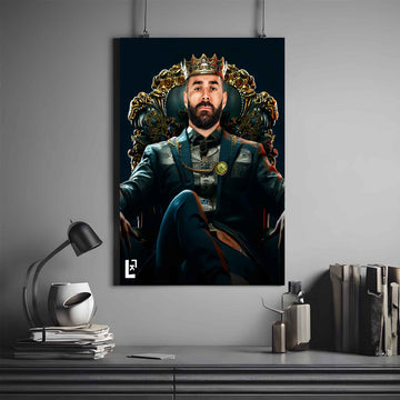 KARIM BENZEMA X KING | BENZEMA POSTER #3 | FOOTBALL POSTER