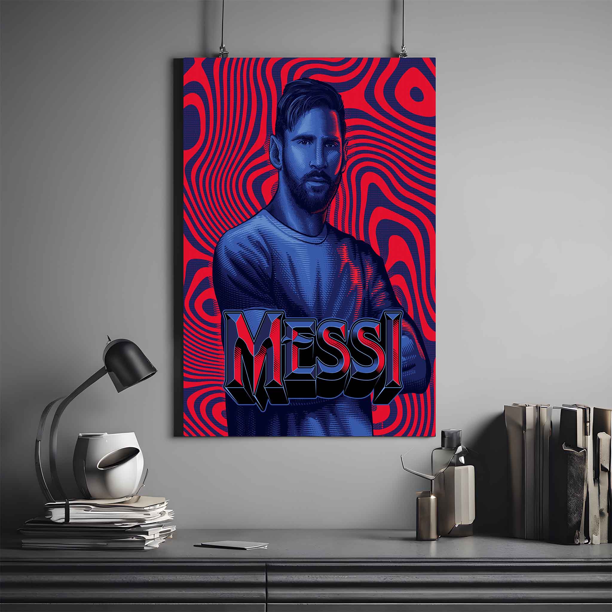 MESSI POSTER X MESSIAH | LIONEL MESSI POSTER #08 | FOOTBALL POSTER