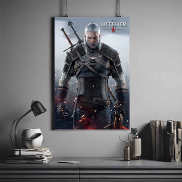 THE WITCHER GERALT POSTER | THE WITCHER POSTER #2 | GAME POSTER