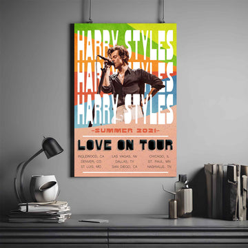 HARRY STYLES TOUR POSTER | HARRY STYLES POSTER #2 | MUSIC POSTER