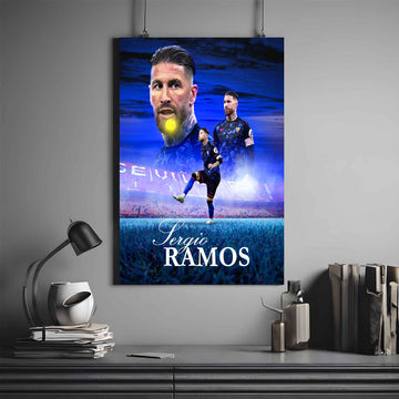 SERGIO RAMOS X SEVILLA | RAMOS POSTER #3 | FOOTBALL POSTER