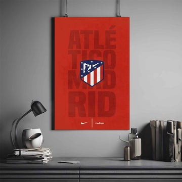 FOOTBALL CLUB #3 | ATLÉTICO DE MADRID POSTER | FOOTBALL POSTER