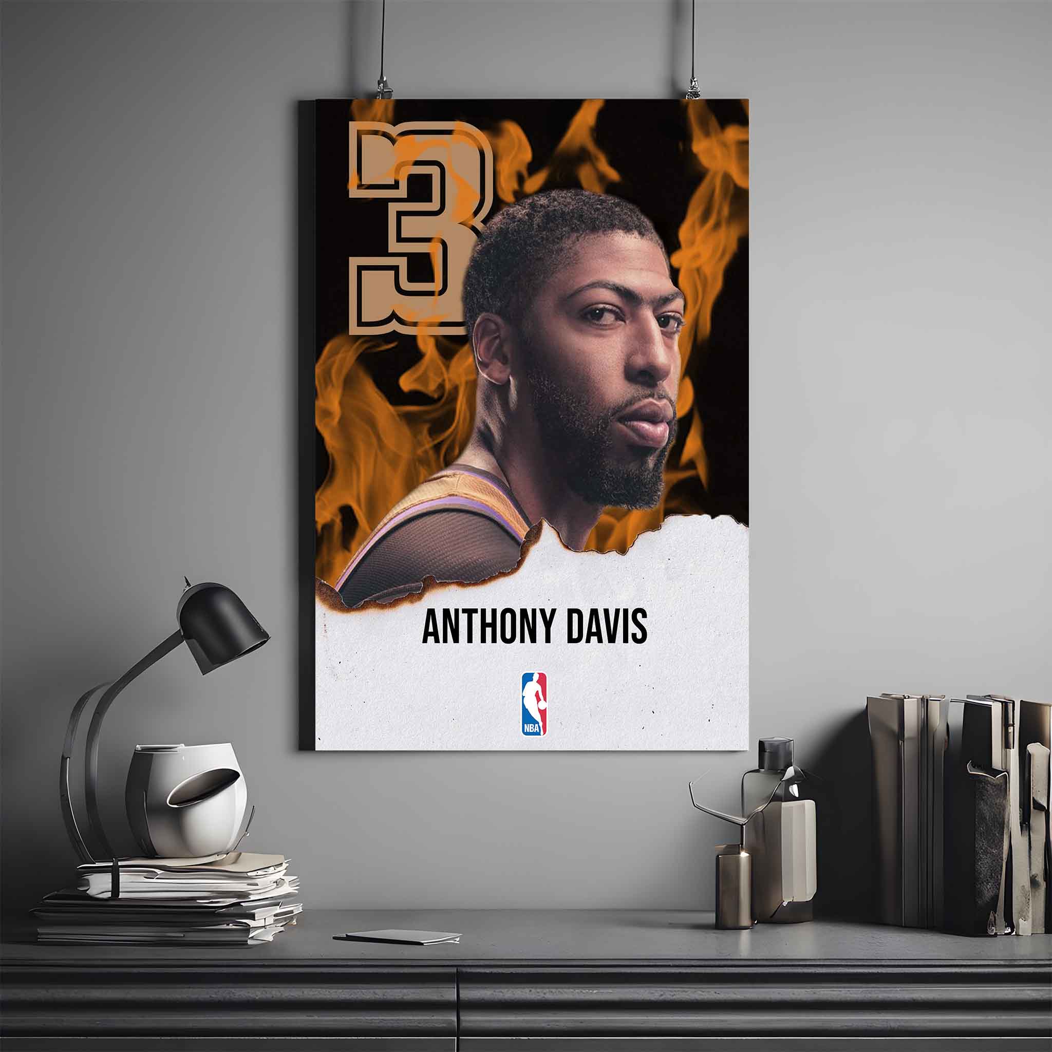 ANTHONY DAVIS POSTER X MVP | NBA POSTER #33 | BASKETBALL POSTER