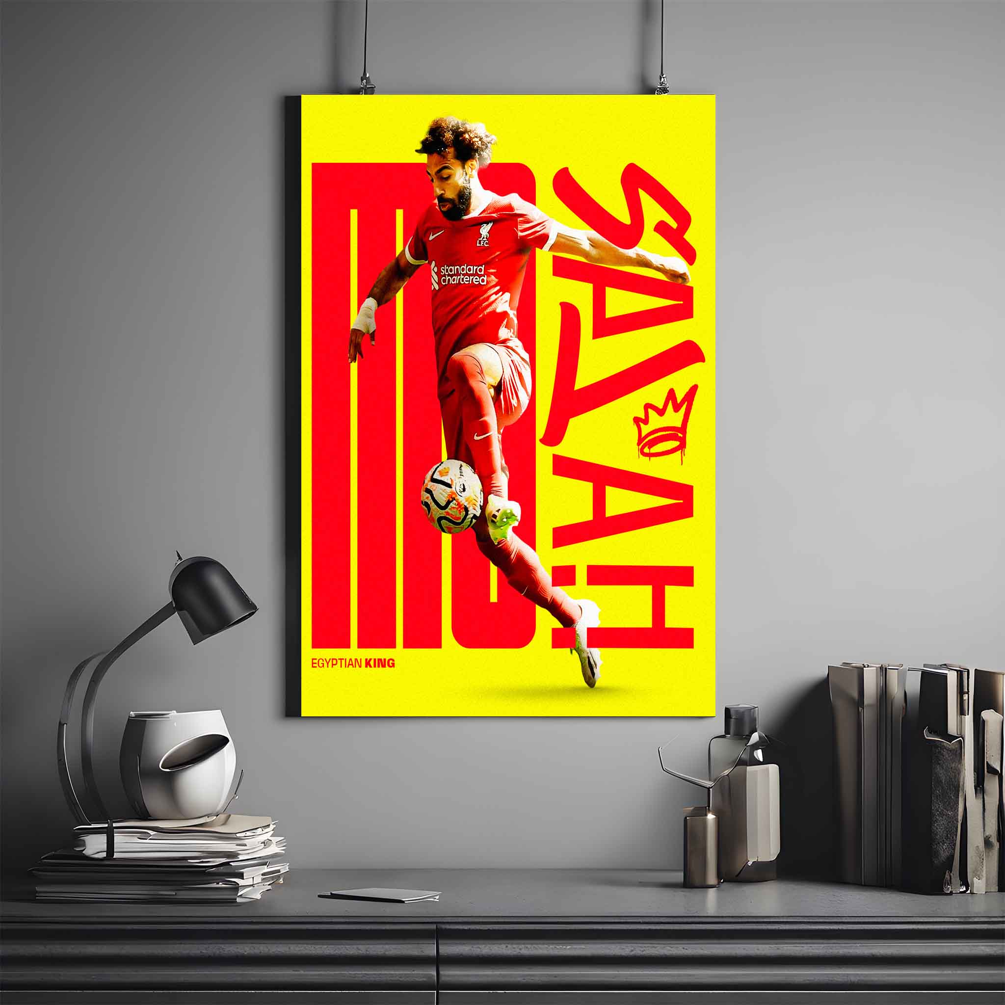 MOHAMED SALAH X LIVERPOOL | SALAH POSTER #1 | FOOTBALL POSTER