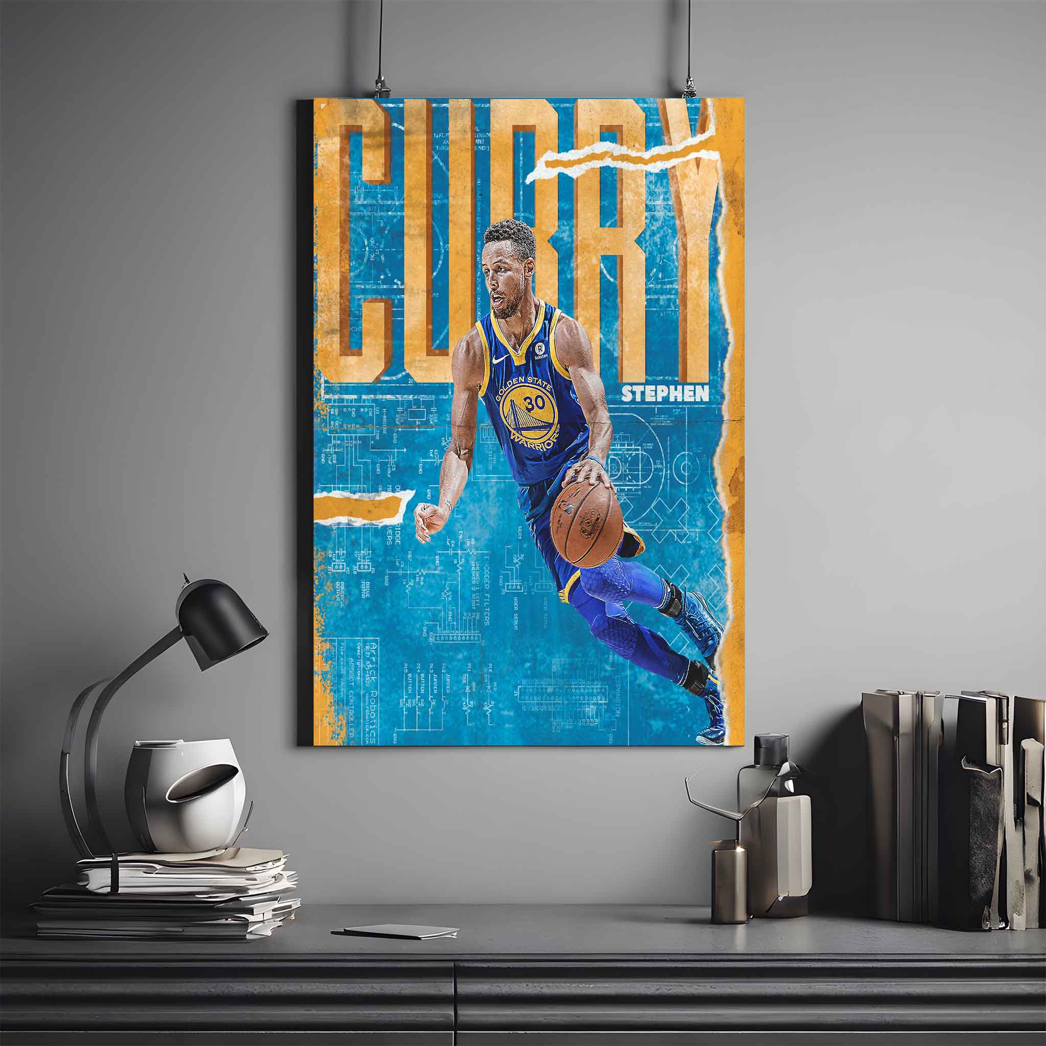 STEPHEN CURRY POSTER X WARRIORS | NBA POSTER #19 | BASKETBALL POSTER