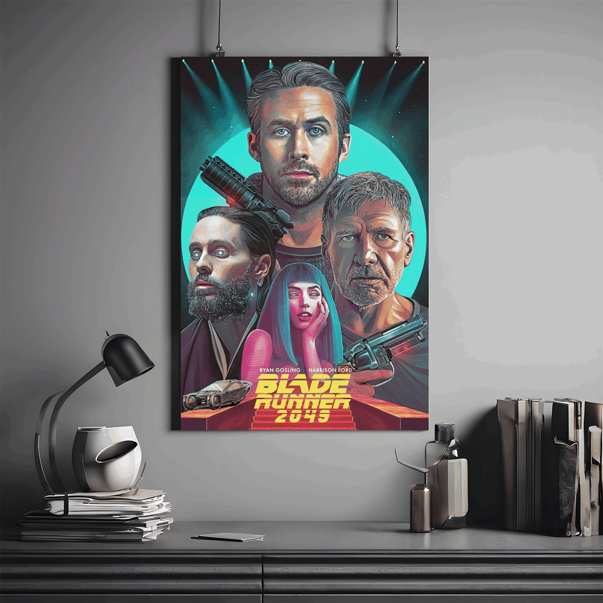 Blade Runner 2049 Movie Poster - Premium Wall Art with Free Shipping & Cash on Delivery | Movie Poster | Neon Aesthetic Movie Posters