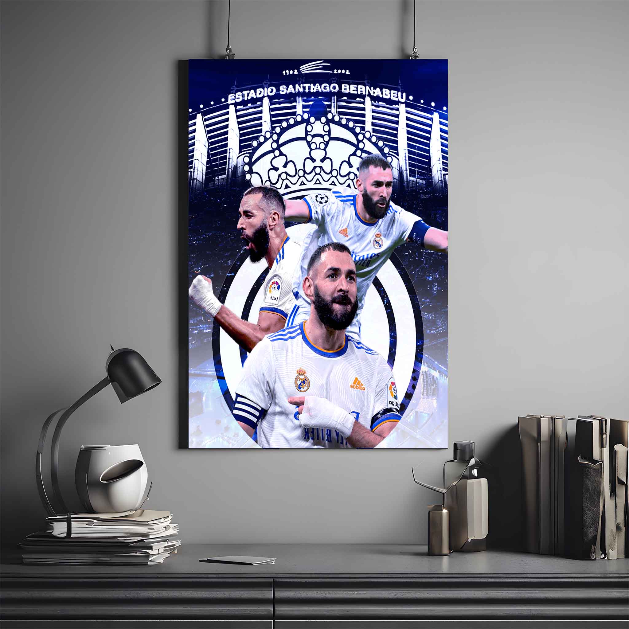 KARIM BENZEMA X CELEBRATION | BENZEMA POSTER #4 | FOOTBALL POSTER