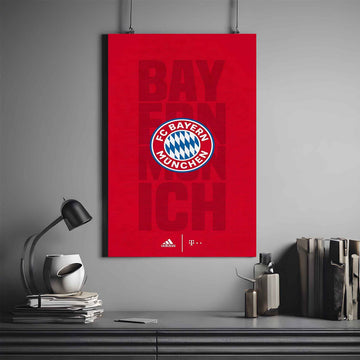 FOOTBALL CLUB #5 | FC BAYERN MUNICH POSTER | FOOTBALL POSTER