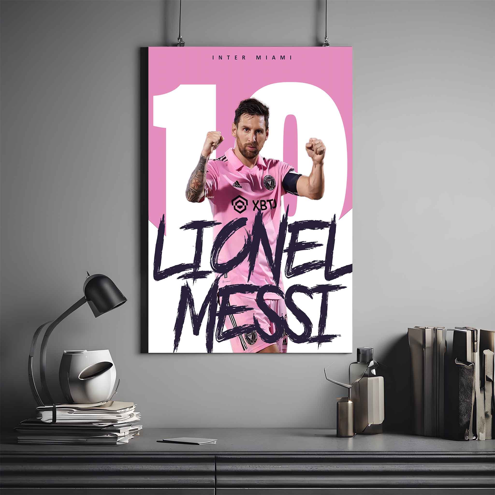 MESSI POSTER X INTER MIAMI | LIONEL MESSI POSTER #07 | FOOTBALL POSTER