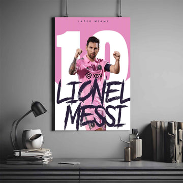 MESSI POSTER X INTER MIAMI | LIONEL MESSI POSTER #07 | FOOTBALL POSTER