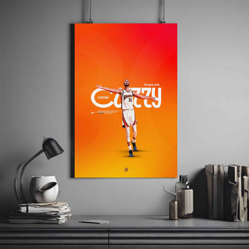 STEPHEN CURRY POSTER X NIKE| NBA POSTER #16 | BASKETBALL POSTER