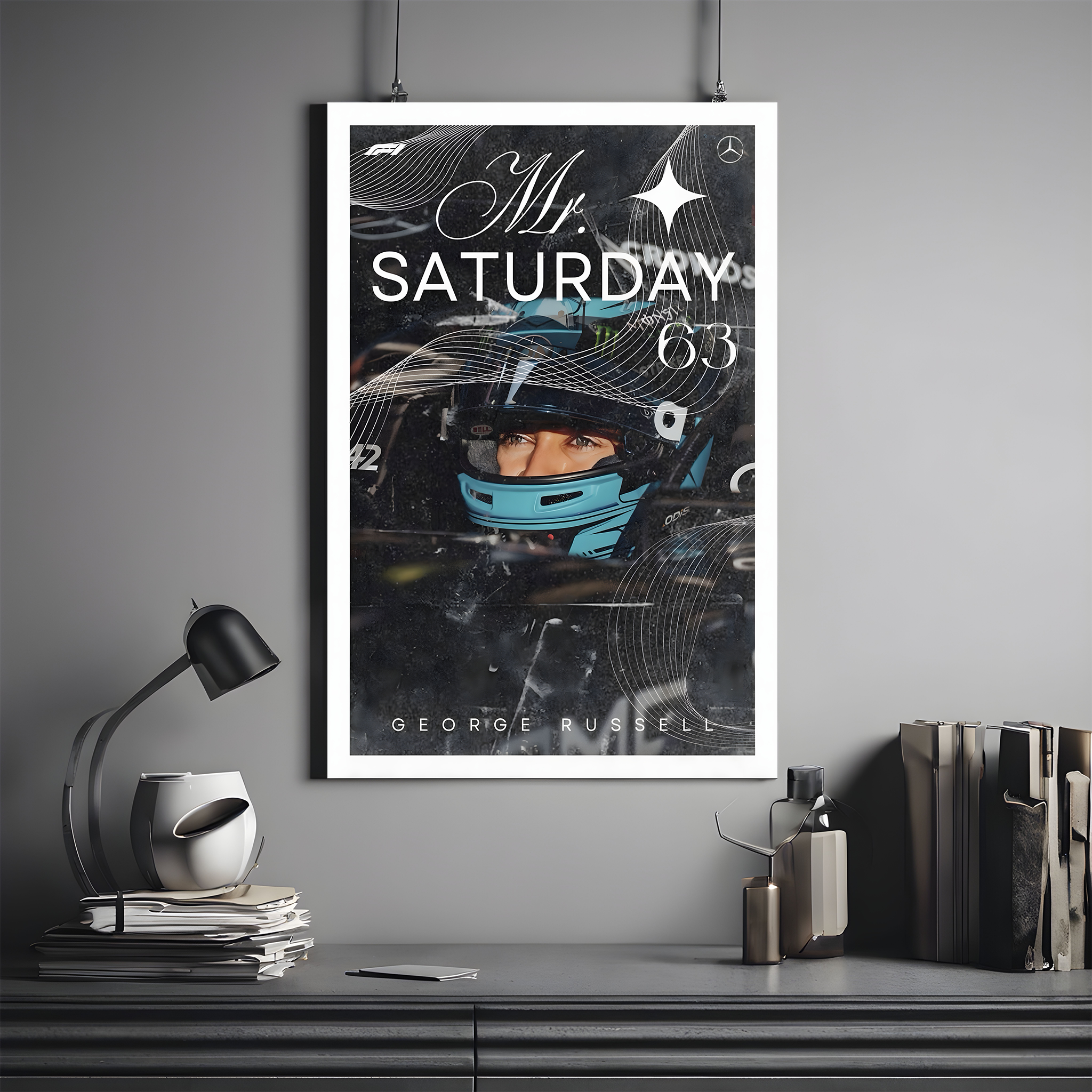 George Russell Poster | Formula 1 #05 | Motorsport Poster