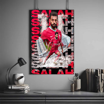 MOHAMED SALAH X SALAH 10 | SALAH POSTER #3 | FOOTBALL POSTER