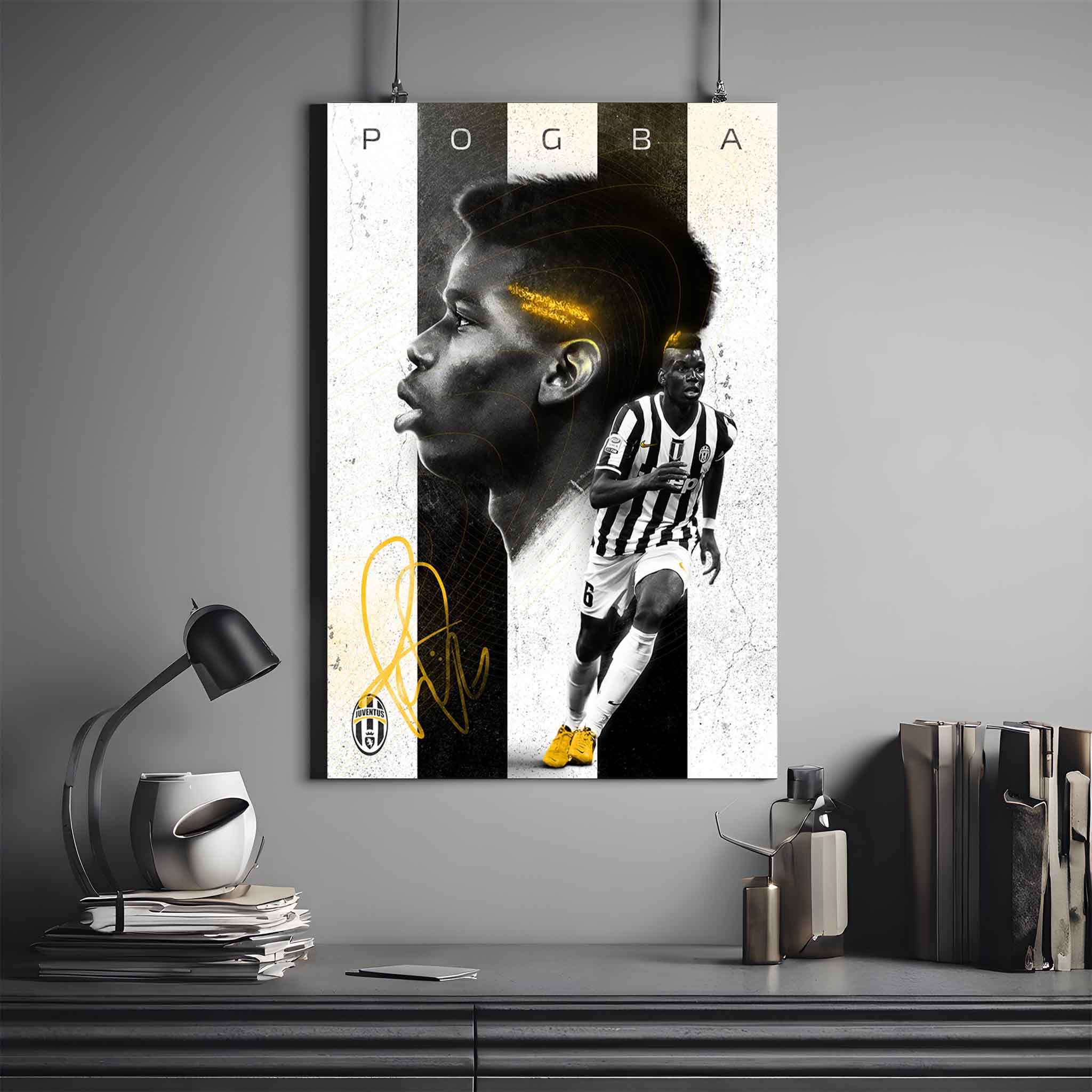 PAUL POGBA X JUVENTUS | POGBA POSTER #4 | FOOTBALL POSTER