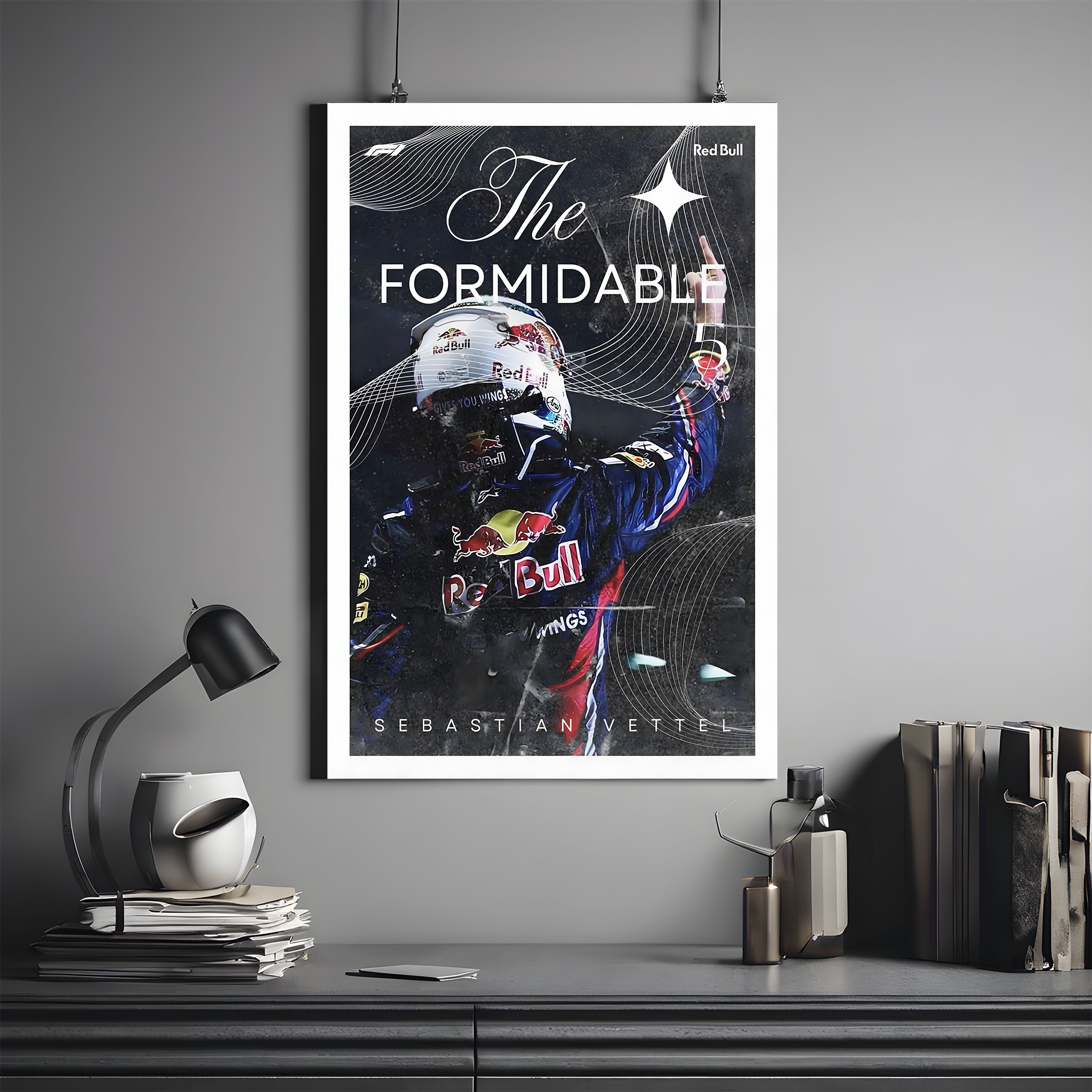 Sebastian Vettel Poster | Formula 1 #10 | Motorsport Poster