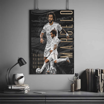 MARCELO X REAL MADRID | MARCELO POSTER #1 | FOOTBALL POSTER