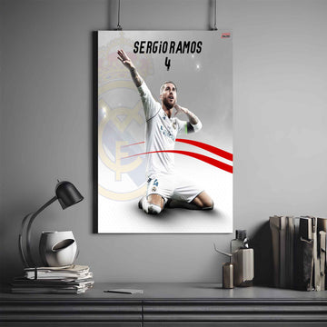 SERGIO RAMOS X REAL MADRID | RAMOS POSTER #1 | FOOTBALL POSTER