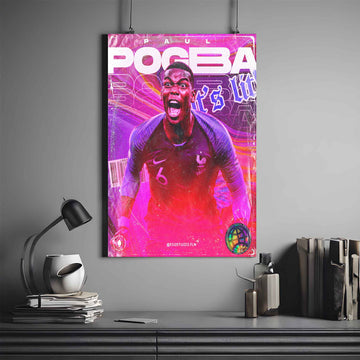 PAUL POGBA X FRANCE | POGBA POSTER #2 | FOOTBALL POSTER