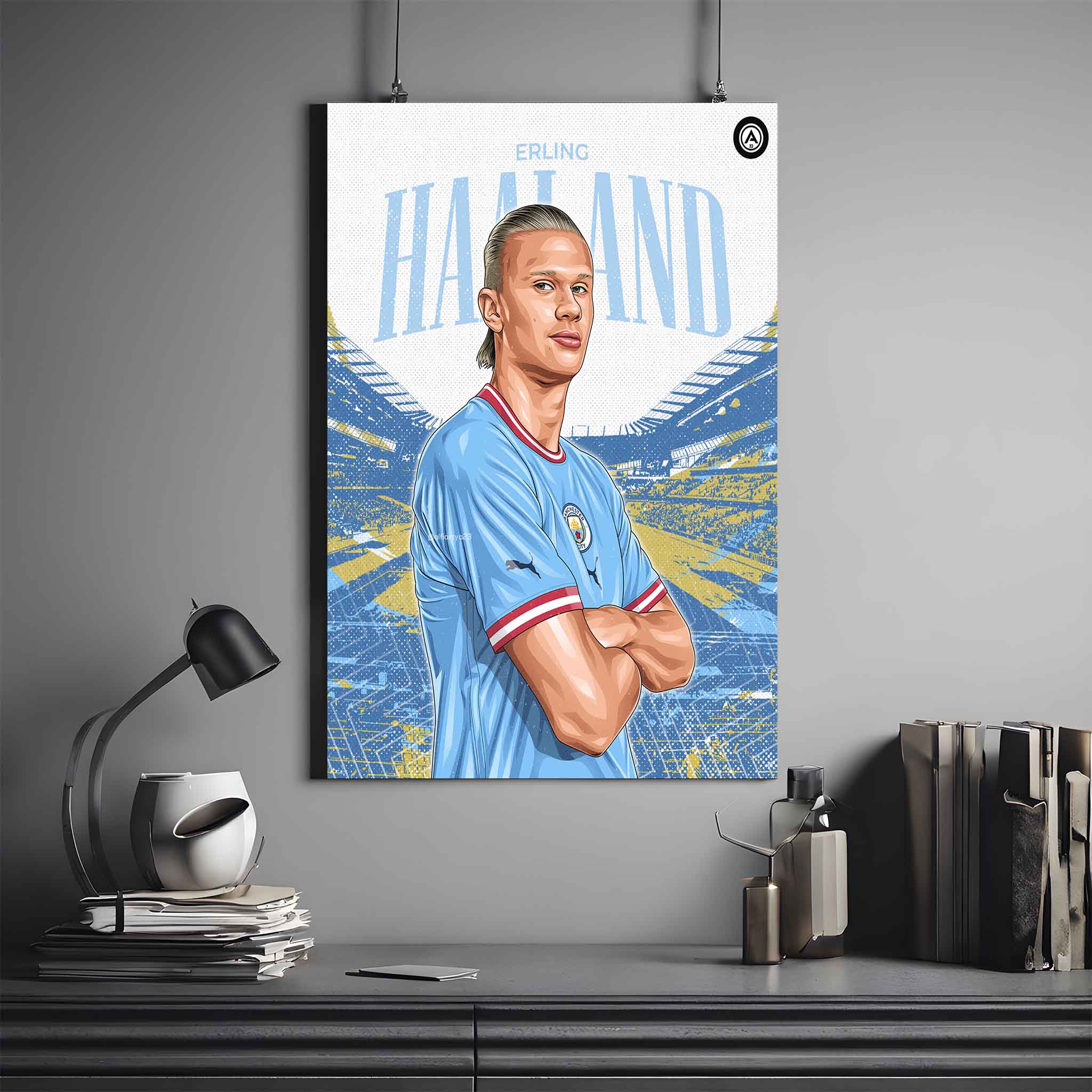 ERLING HAALAND X CITY | HAALAND POSTER #1 | FOOTBALL POSTER