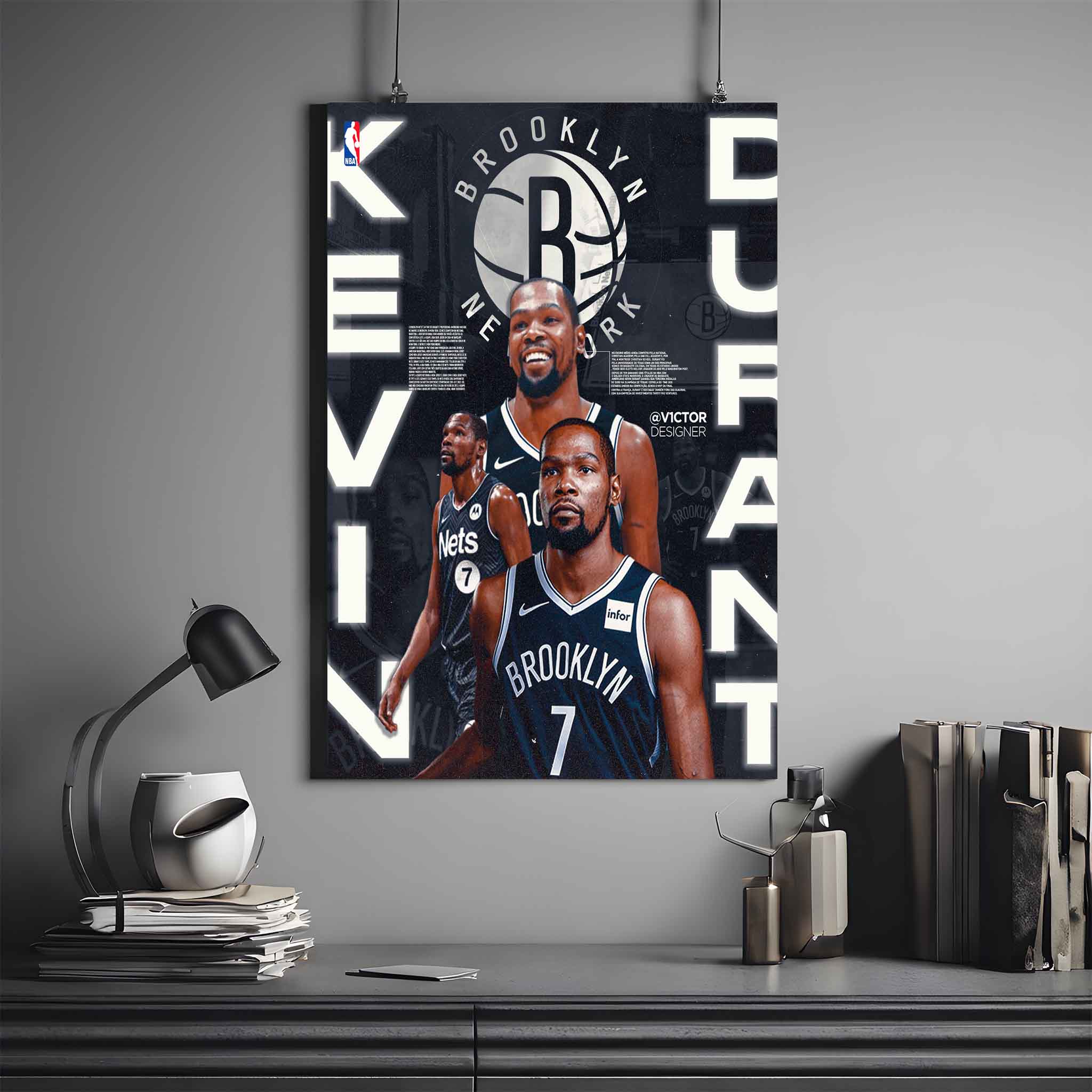 KEVIN DURANT POSTER X KD | NBA POSTER #37 | BASKETBALL POSTER