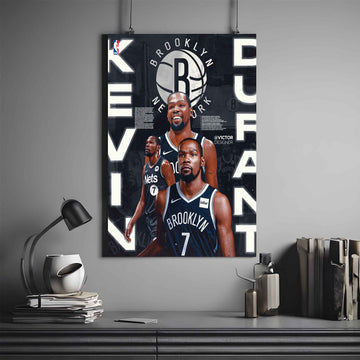 KEVIN DURANT POSTER X KD | NBA POSTER #37 | BASKETBALL POSTER