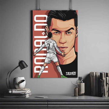 RONALDO POSTER X ART | CRISTIANO RONALDO POSTER #10 | FOOTBALL POSTER