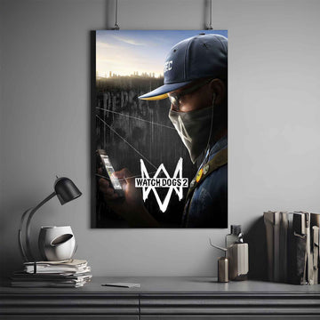 WATCH DOGS 2 POSTER | WATCH DOGS POSTER #1 | GAME POSTER