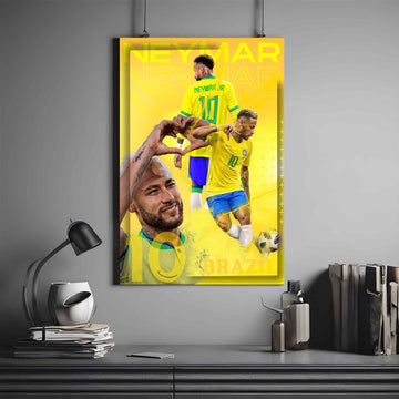 NEYMAR JR X BRAZIL 10 | NEYMAR POSTER #9 | FOOTBALL POSTER