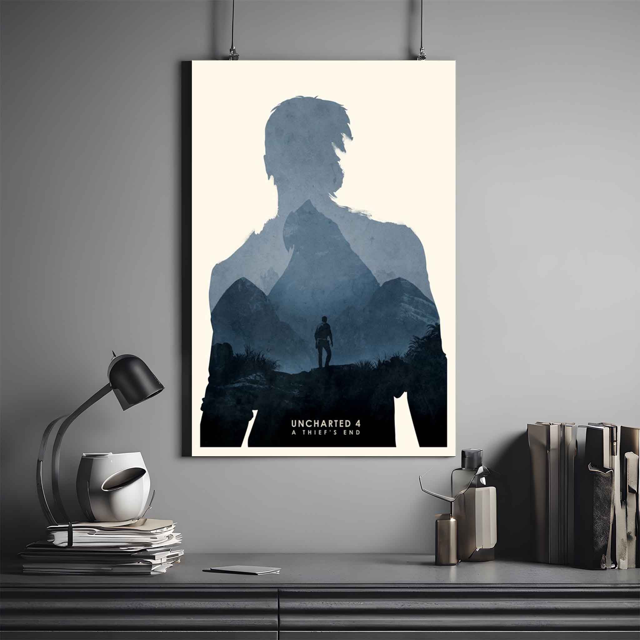 UNCHARTED A THIEF'S END POSTER | UNCHARTED POSTER #2 | GAME POSTER