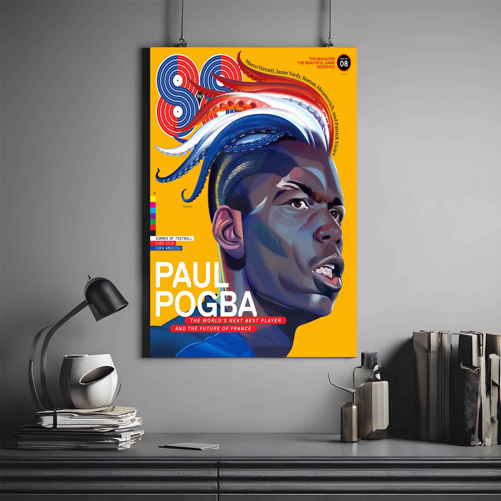 PAUL POGBA X FUTURE OF FRANCE | POGBA POSTER #1 | FOOTBALL POSTER